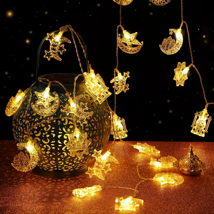 Ramadan Moon and Star Palace String Lights
