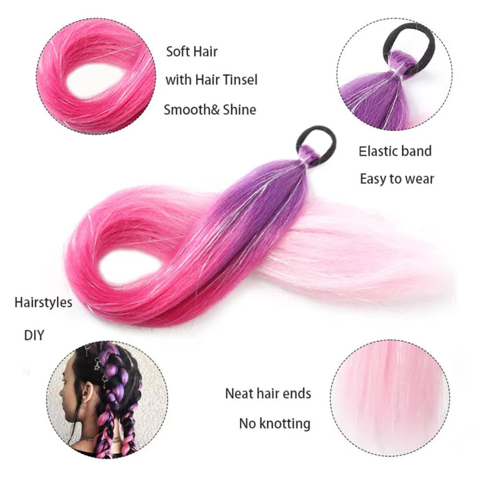 Glam Ombre Braiding Hair Extension 1PC
