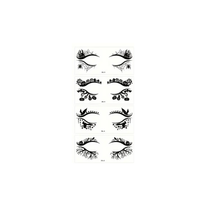 4 pcs Halloween Eye Makeup Stickers