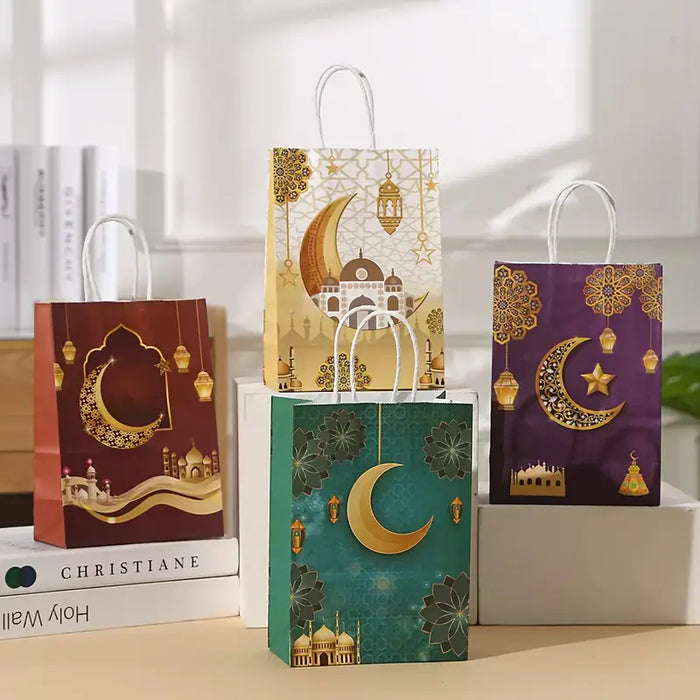 Moonlit Ramadan Gift Bags – 4pcs Set