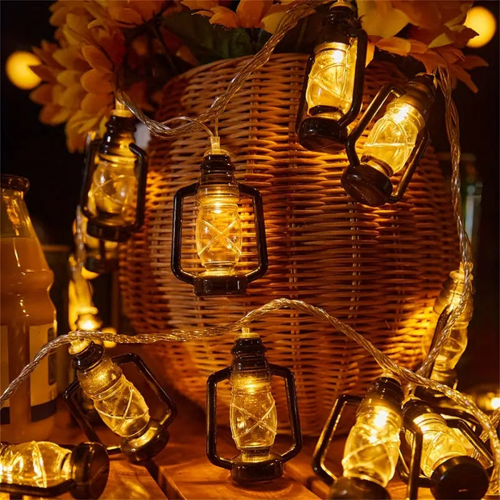 Ramadan Vintage Lantern String Lights