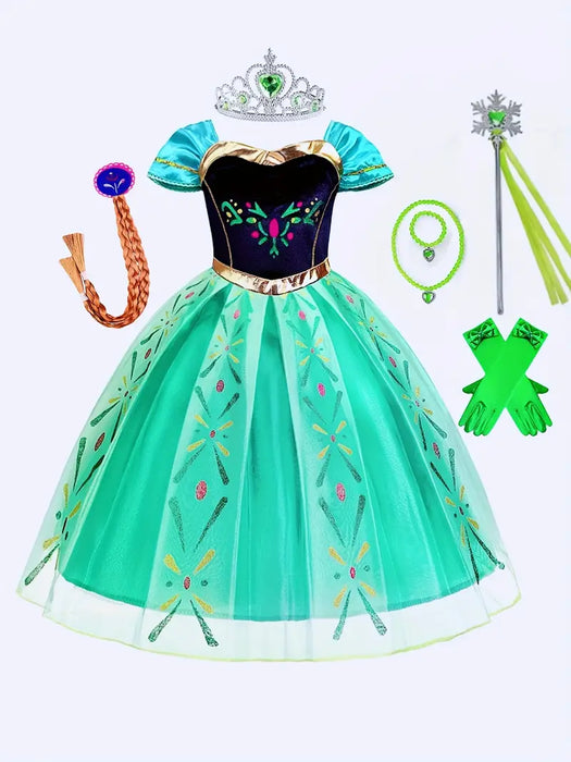 Enchanted Emerald Princess Costume Set