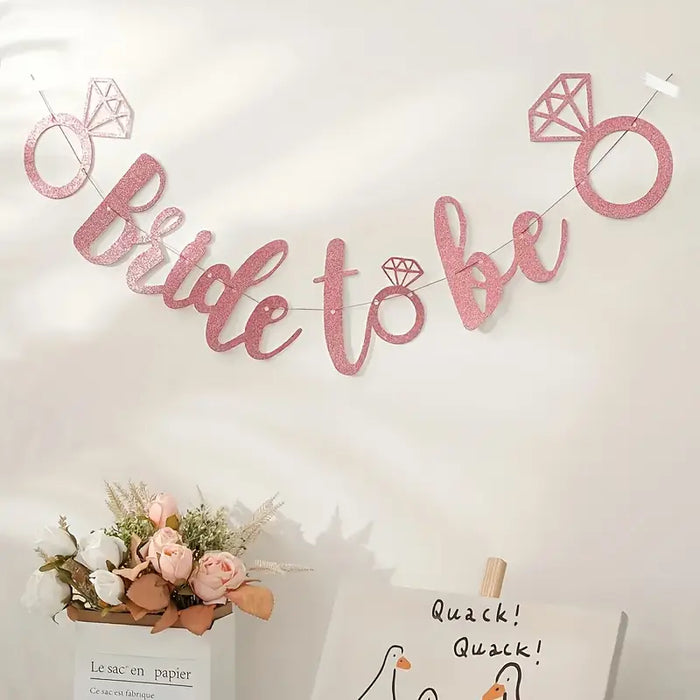 “Bride to Be” Bridal Shower Banner