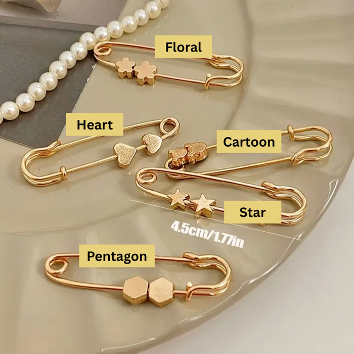 Golden Charm Vintage Pin