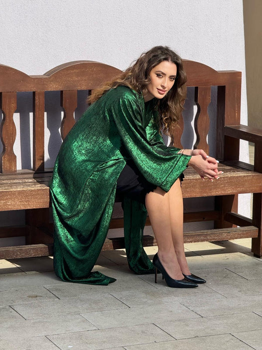 ZUMOROD Open Abaya