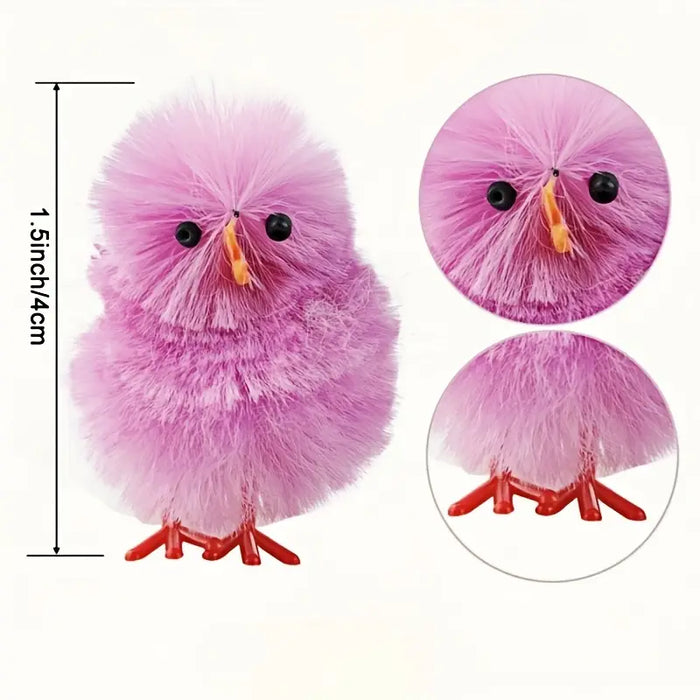 Mixed Color Mini Easter Chicks 18pcs Set