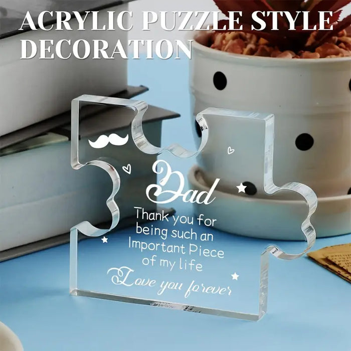 Acrylic Dad Appreciation Plaque