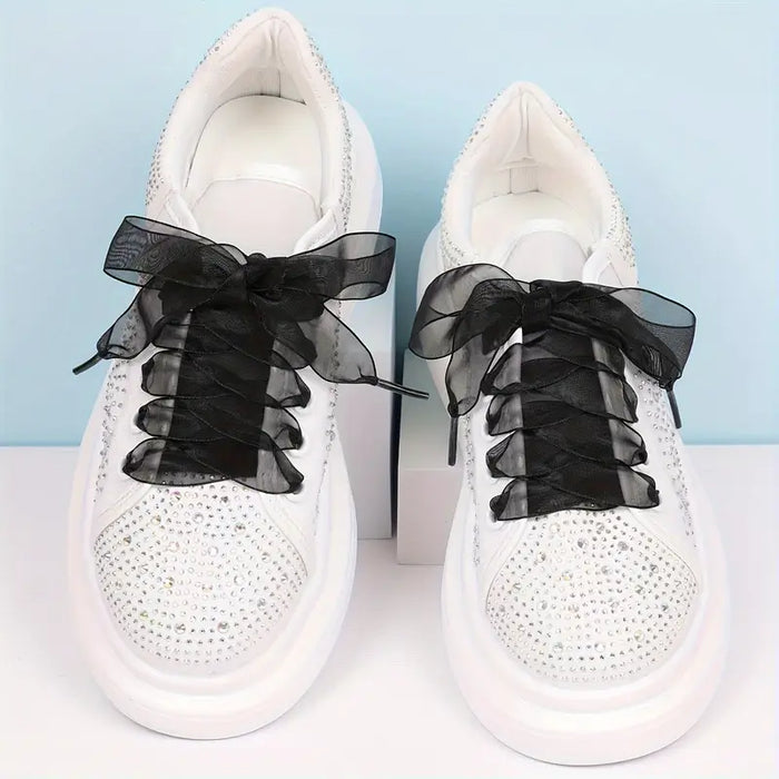 Silk Satin Ribbon Shoelaces
