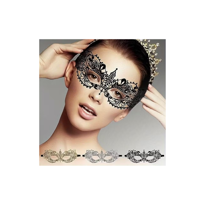 Glamorous Lace Eye Mask – 3 pcs