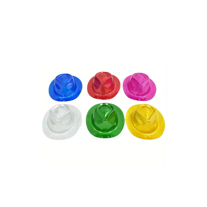 Metallic Party Hats –  6 Assorted Colors