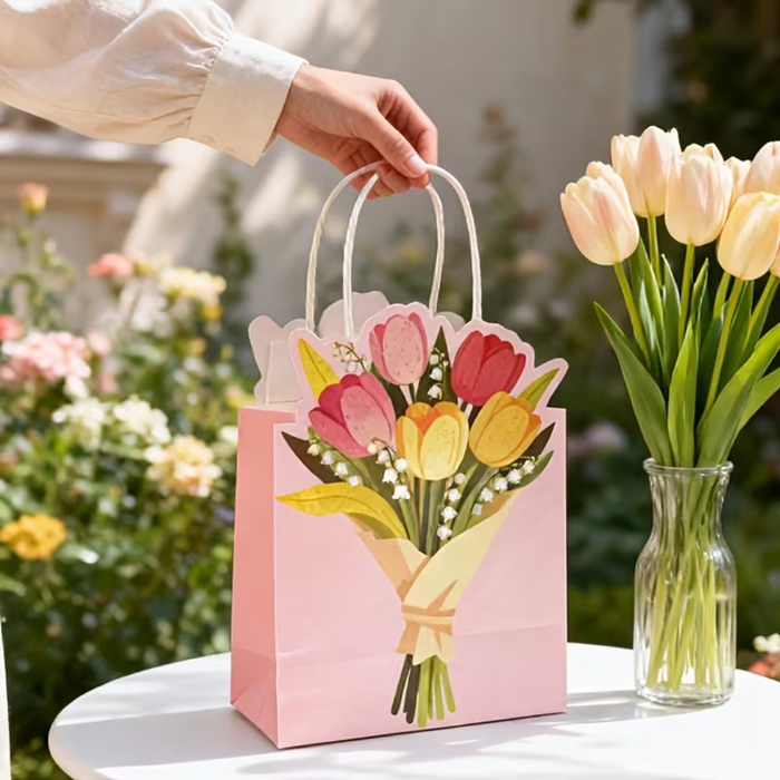 Tulip Paper Gift Bag-2pcs