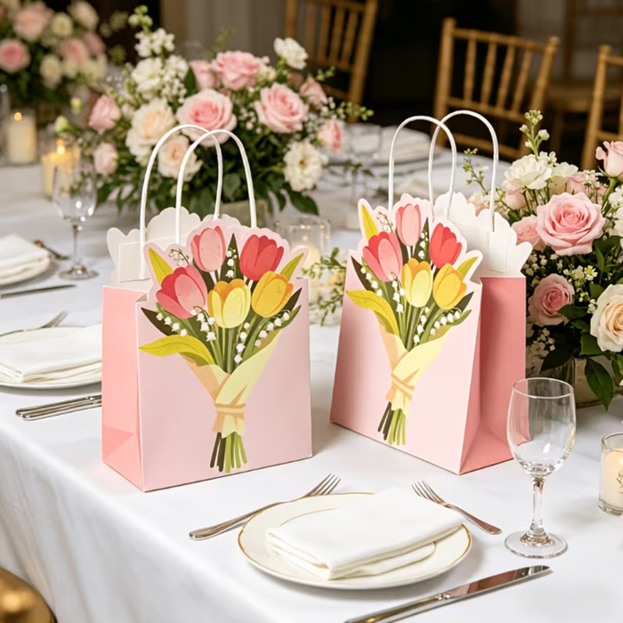 Tulip Paper Gift Bag-2pcs