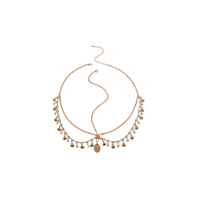 Women’s Bohemian Beaded Headpiece with Tassel