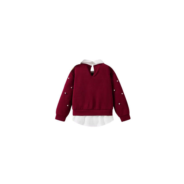 Girls' Stylish Pearl Pullover – Qatar National Day Inspired