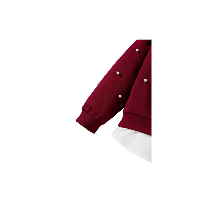 Girls' Stylish Pearl Pullover – Qatar National Day Inspired
