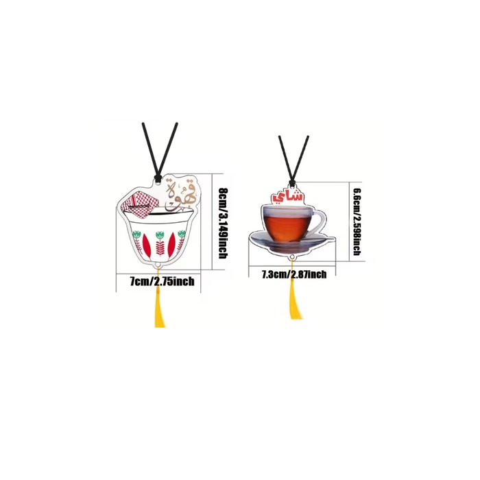 Dallah Accessories Acrylic Hanging Decorations (2PCS)