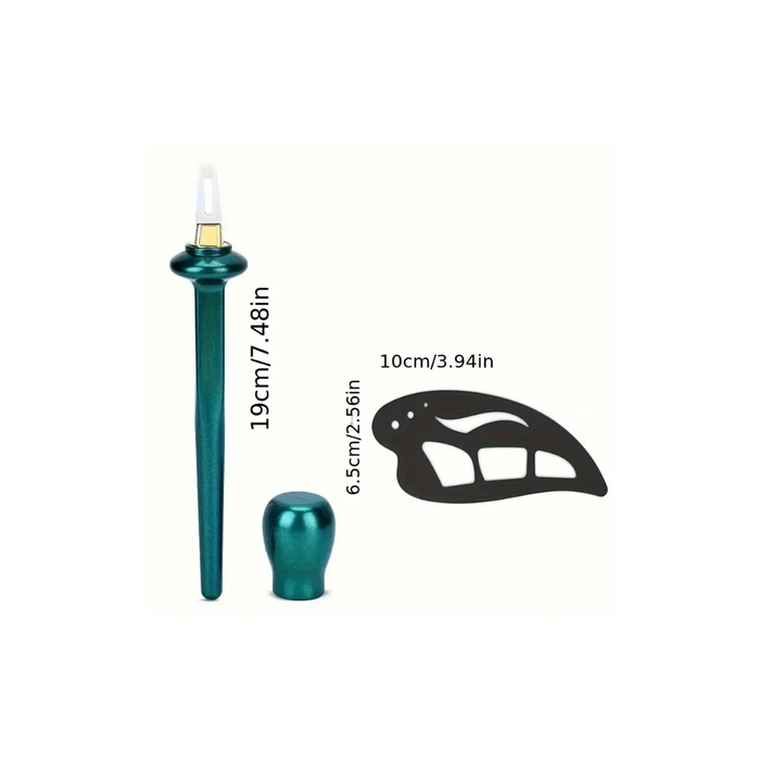 Easy No-makeup Eyeliner Pen With Silicone Brush And Eyeshadow Template