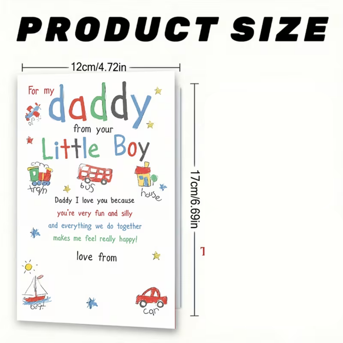 Father’s Day Card – From Your Little Boy