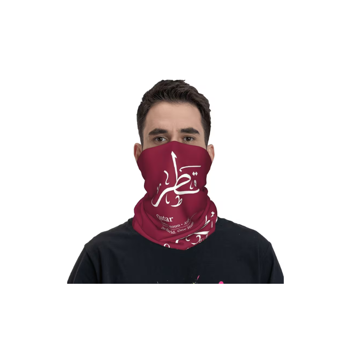 Qatar-Inspired Breathable Scarf