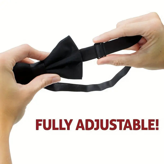 Classic Black Bow Tie for Boys