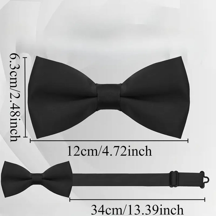 Classic Black Bow Tie for Boys
