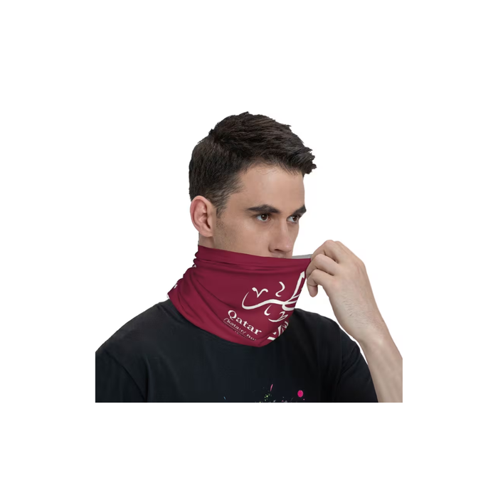 Qatar-Inspired Breathable Scarf