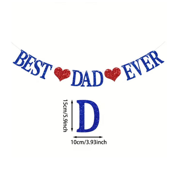 Best Dad Ever Father’s Day Banner