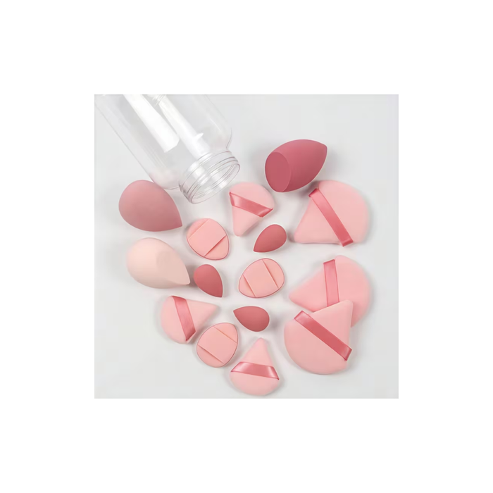 15pcs Makeup Sponge & Puff Set