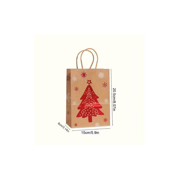 Holiday Season Gift Bags- 6 pcs