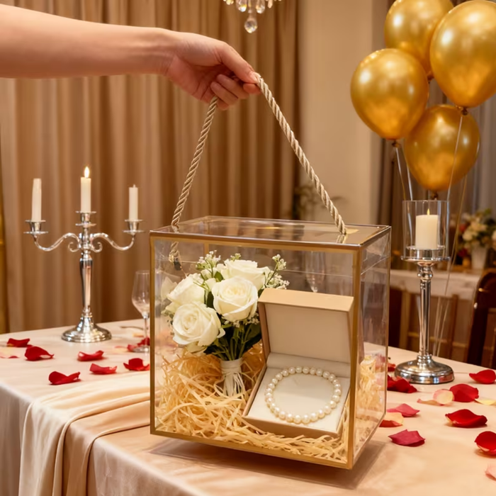 Transparent PVC Gift Boxes – 2PCS