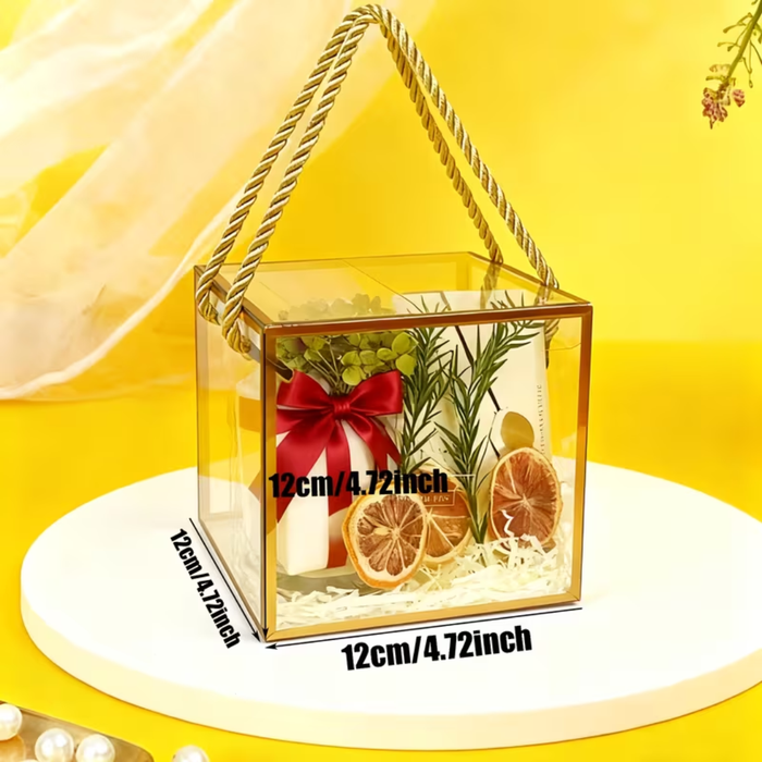 Transparent PVC Gift Boxes – 2PCS