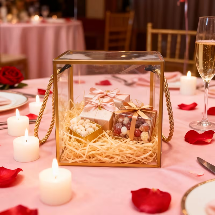 Transparent PVC Gift Boxes – 2PCS