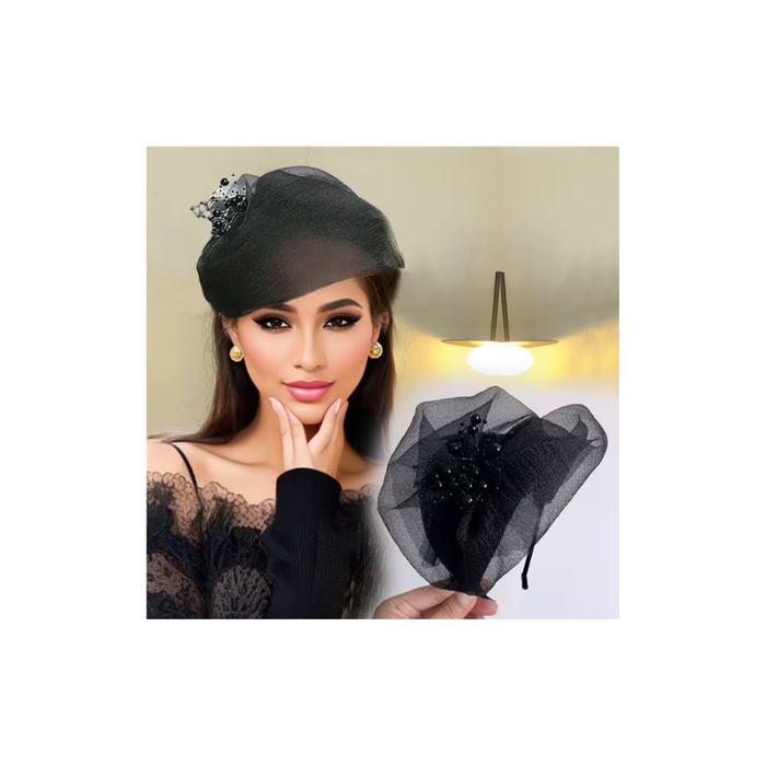 Elegant Vintage-Inspired Women’s Headband with Faux Pearls