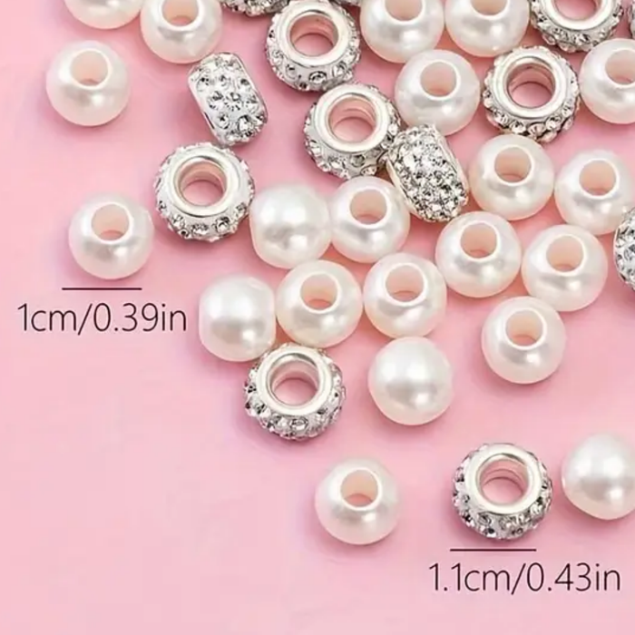 Diamond and Pearl Shoe Decorative - 6pcs Set