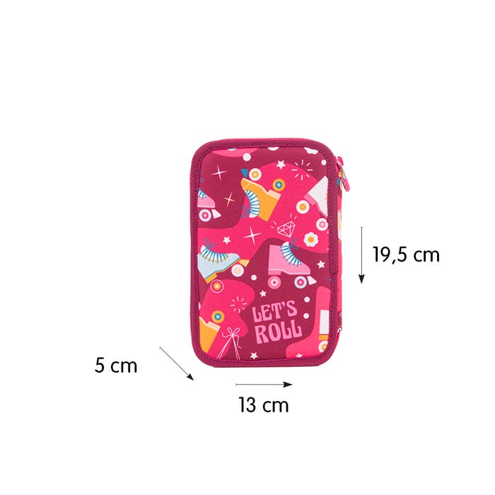 Double Decker Pencil Case Roller Special Series - Pink