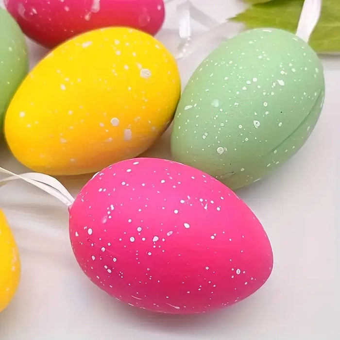 Colorful Speckled Easter Egg 6pcs Set