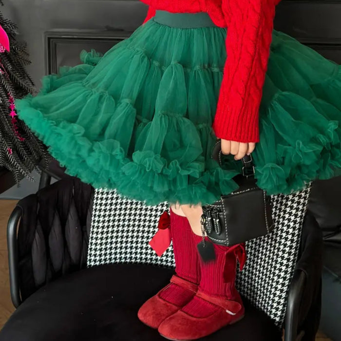 Green Baroque Princess Tutu Skirt