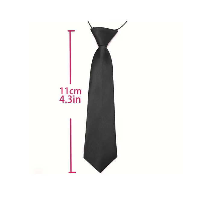 Kids’ Elastic Black Performance Tie