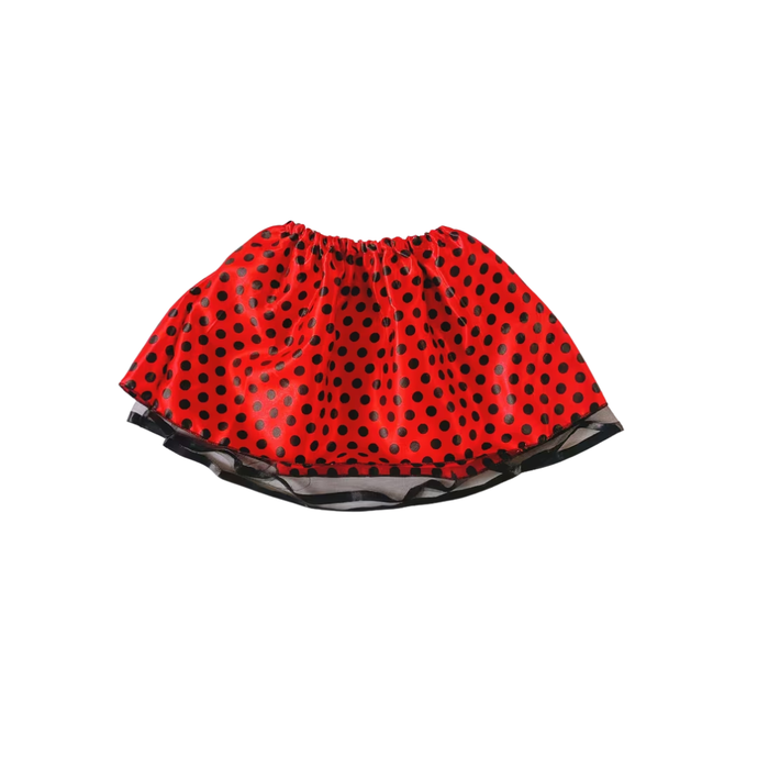 Girls’ Retro Polka Dot Skirt – 4–6 Years