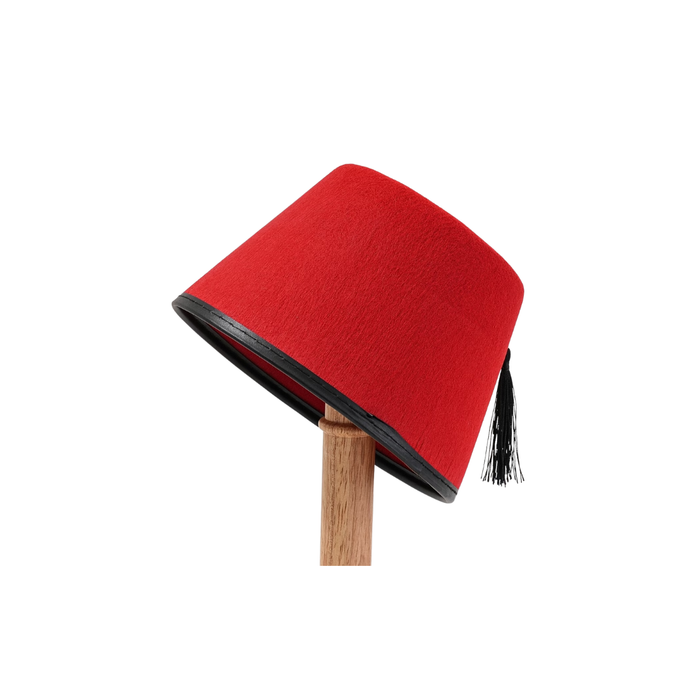 Traditional Middle Eastern Tarbouch – Red with Black Tassel