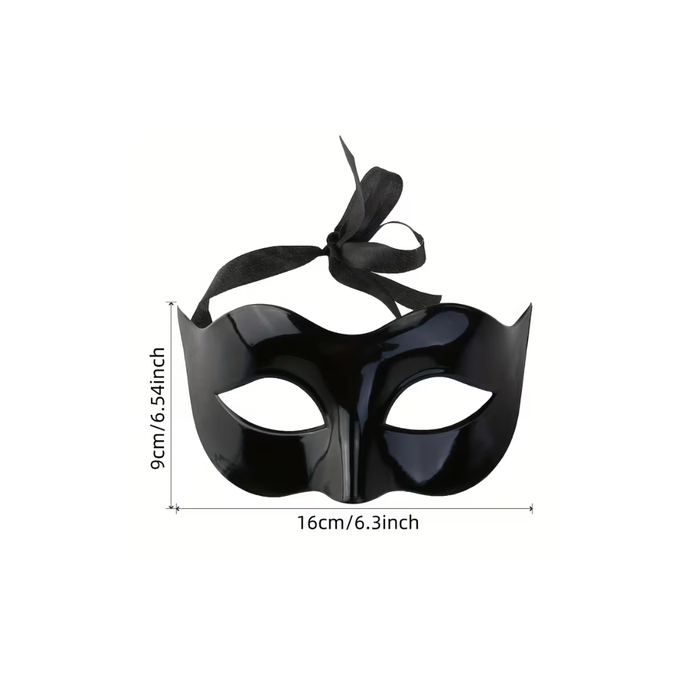 Elegant Black Masquerade Party Mas