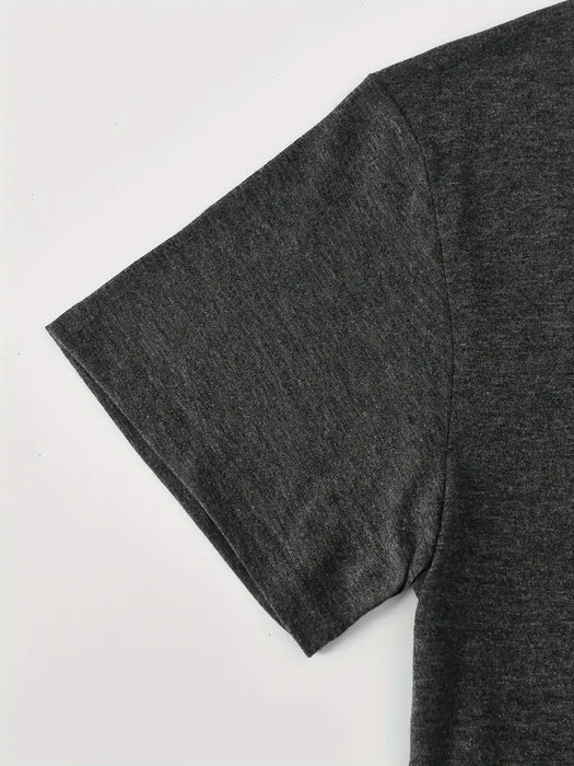 "Double Trouble" Grey Matching T-Shirt Set