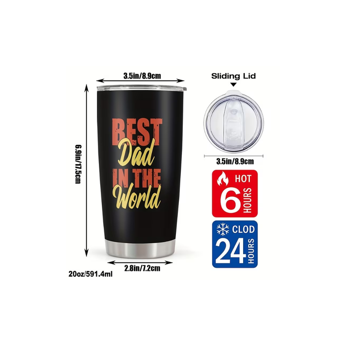 Best Dad in the World 20oz Tumbler