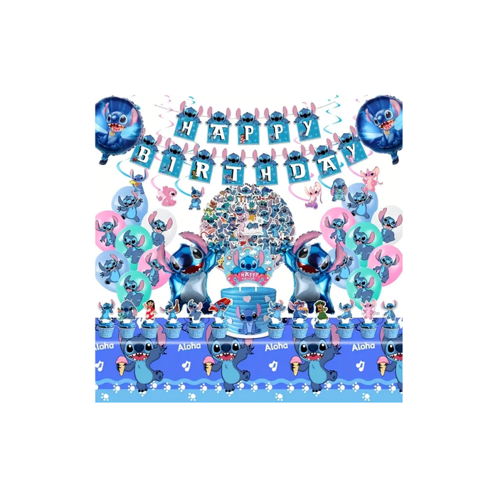 Stitch Birthday Decoration Set Party