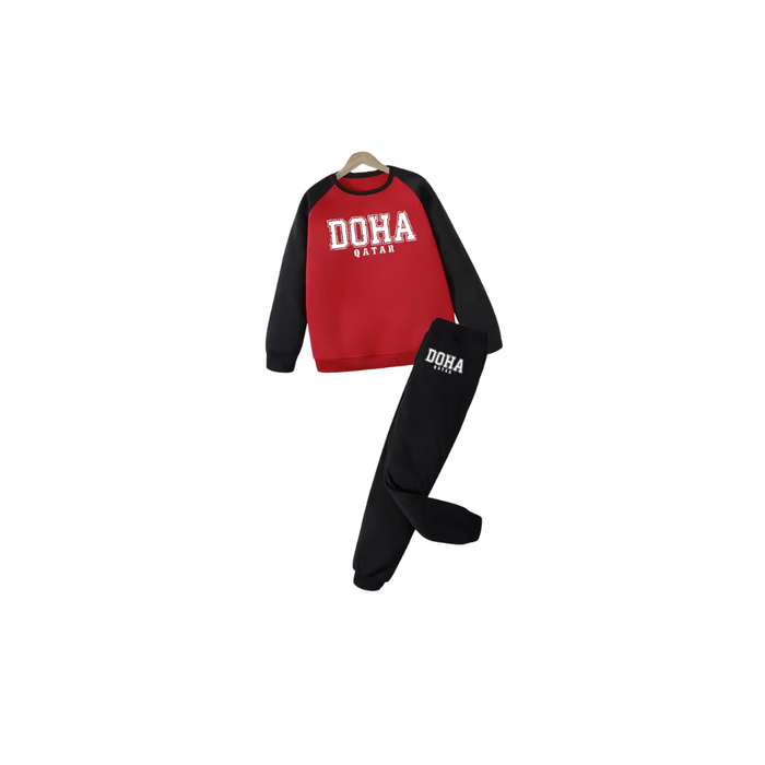 Doha vibe Boys’ Shirt & Pants Set