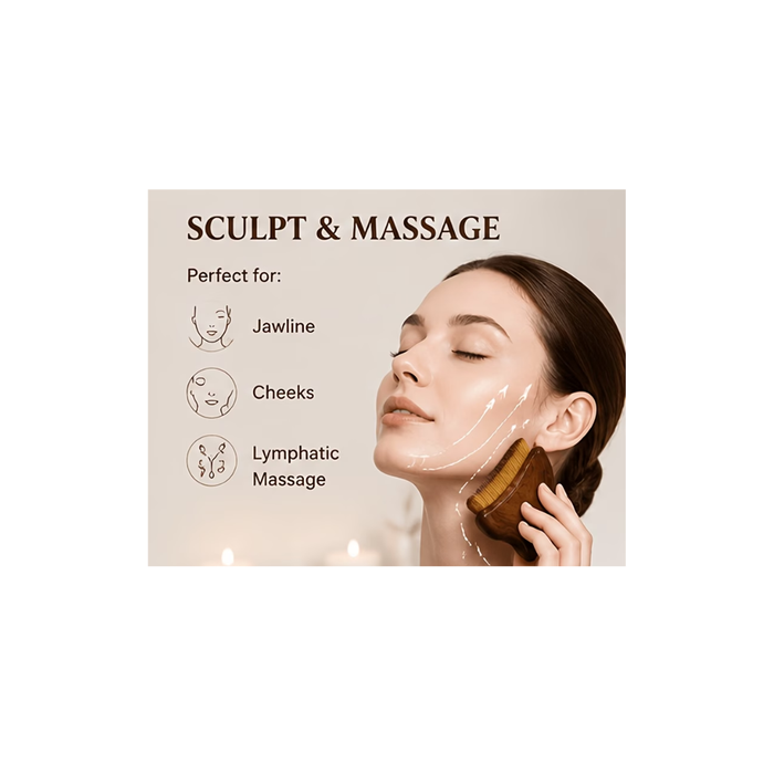 Multifunctional Lymphatic Contour Facial Brush for Face  & Jaw Shaping