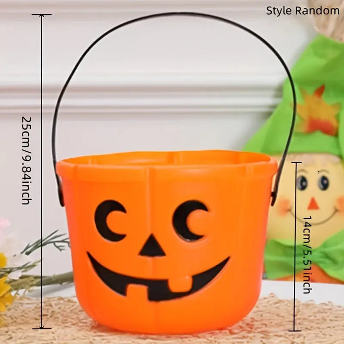 Halloween Trick or Treat Pumpkin Candy Bucket