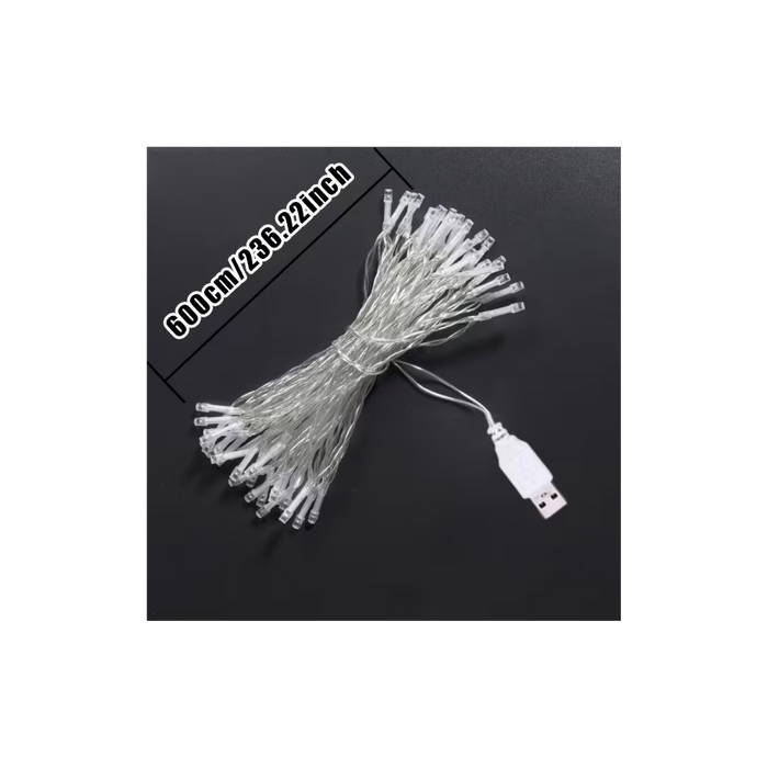 USB LED String Lights – Warm Glow 6M