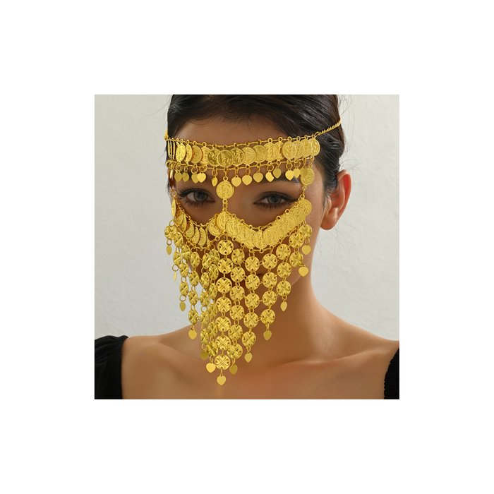 Middle East Coin Face Accessories Veil