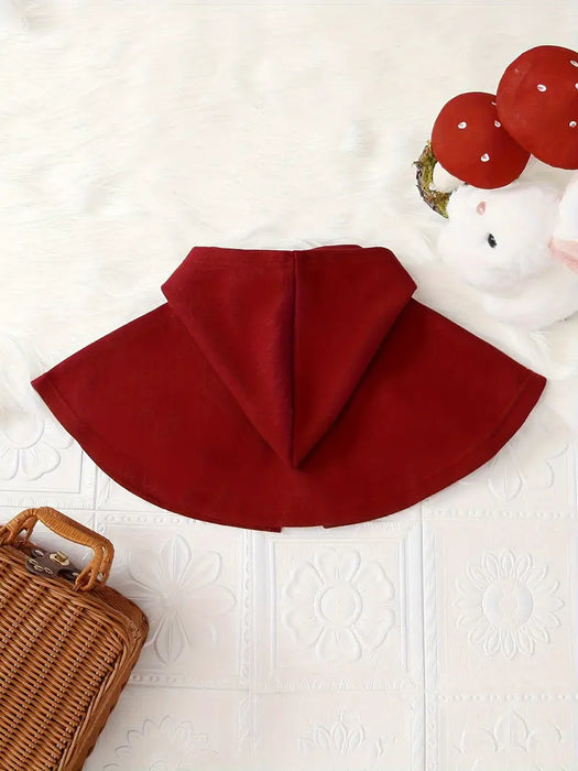Scarlet Autumn & Winter Cloak for Girls